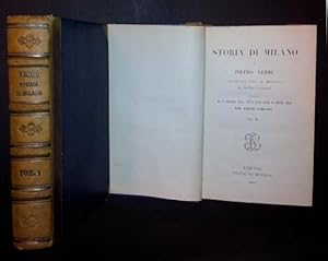 STORIA DI MILANO CONTINUATA FINO AL MDCCXCII DA PIETRO CUSTODI , PRECEDUTA DA UN DISCORSO SULLA V...