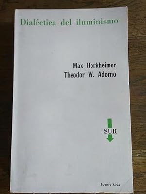 dialectica del iluminismo adorno y horkheimer