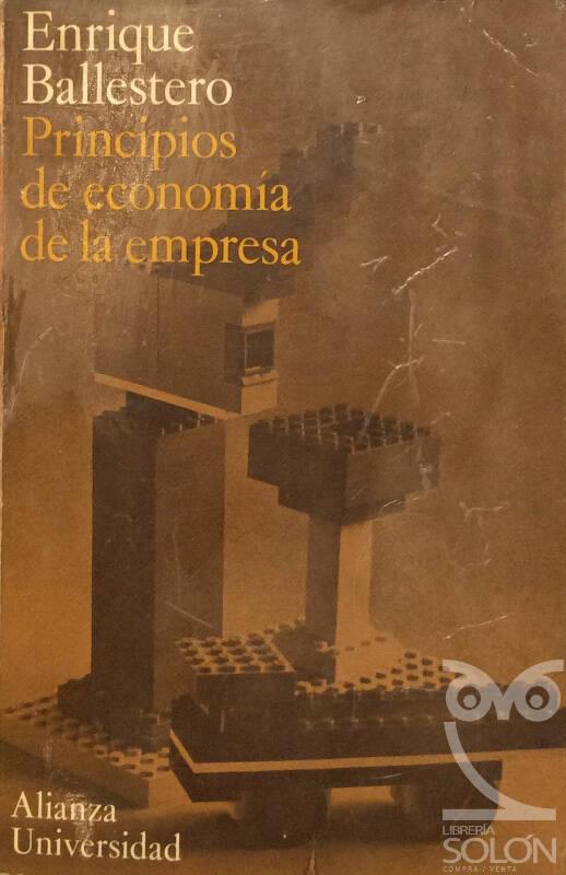 Principios de economía de la empresa - Enrique Ballestero