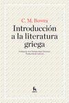 INTRODUCCION A LA LITERATURA GRIEGA