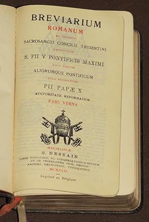 breviarium romanum 1960