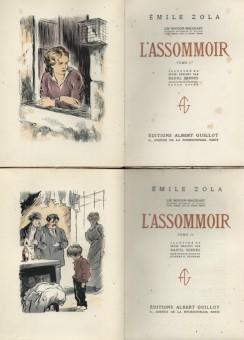 L' Assommoir. Illustré de 32 dessins par Raoul Serres gravés sur bois en coleurs par Roger Boyer ...