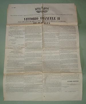 Regio Decreto 9 Ottobre 1862. Tratttato di commercio e di navigazione tra il Regno d'Italia e la ...