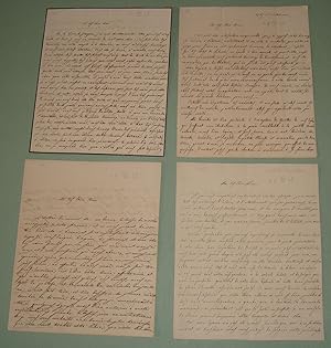 Quattro lettere autografe firmate datate tra il 1827 ed il 1831