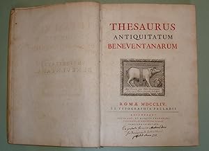 Thesaurus Antiquitatum Beneventanarum. 2 volumi