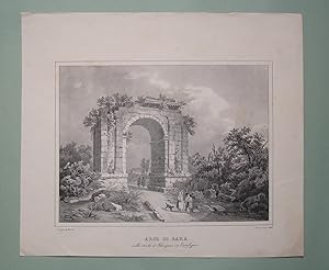 Arco di Bara sulla strada di Tarragona in Catalogna.