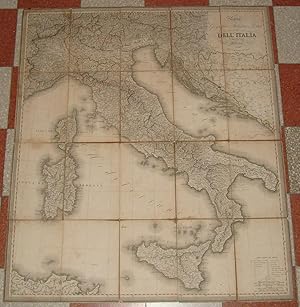 Carta geografica, statistica e postale d'Italia.