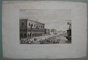 Veduta del Palazzo Ducale di Venezia.