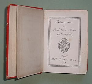 ALMANACCO della Real Casa e Corte per l'anno 1826.