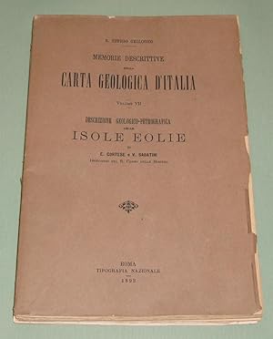 Descrizione geologico-petrografica delle Isole Eolie.