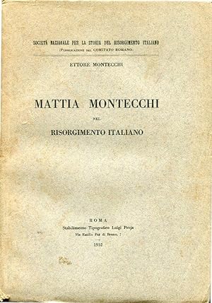 Mattia Montecchi nel Risorgimento italiano