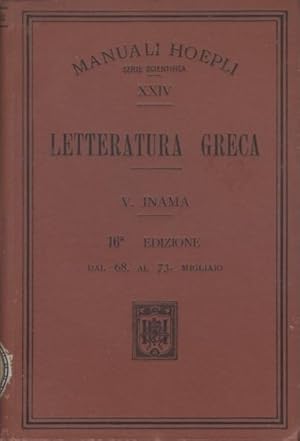 LETTERATURA GRECA