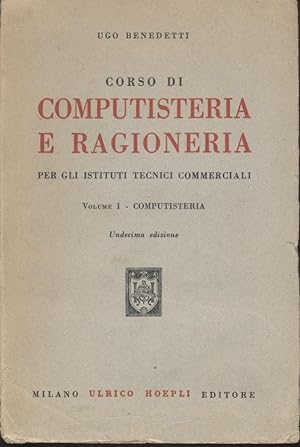 CORSO DI COMPUTISTERIA E RAGIONERIA. Volume 1