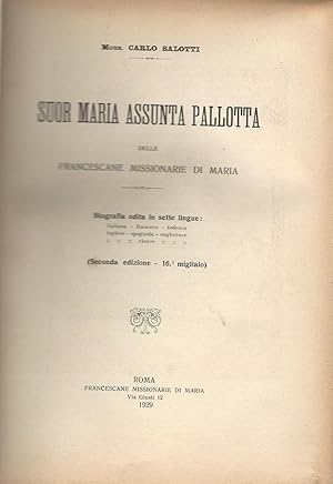 SUOR MARIA ASSUNTA PALLOTTA