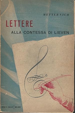 LETTERE ALLA CONTESSA DI LIEVEN