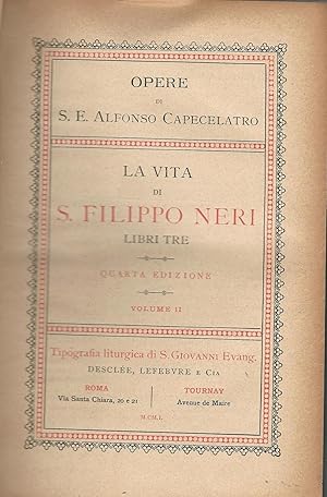 LA VITA DI S. FILIPPO NERI. LIBRI TRE. VOLUME II