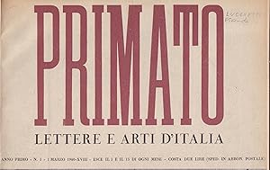 Primato. Lettere e arti d'Italia. (Collezione completa: 1940-1941-1942-1943).