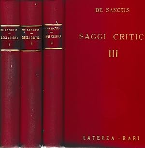 Saggi critici. Volume primo, volume secondo, volume terzo