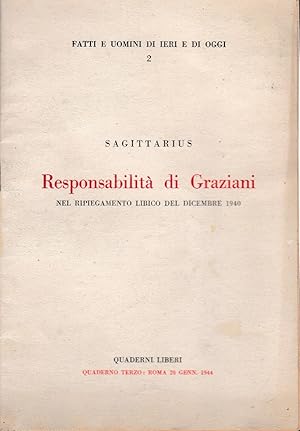 Responsabilità di Graziani nel ripiegamento libico del dicembre 1940