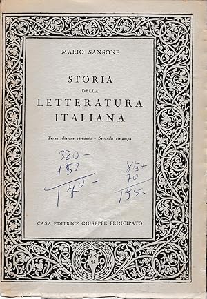 Storia della letteratura italiana