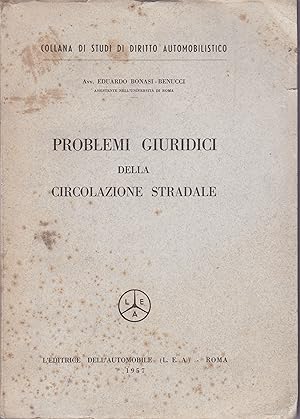 Problemi giuridici della circolazione stradale