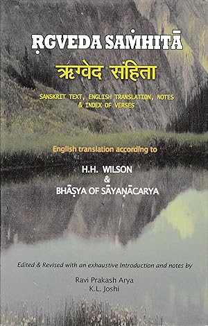 Rgveda Samhità. Sanskrit text, english translation, notes & index of verses vol III°