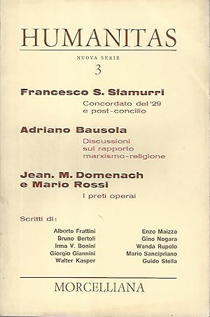 Humanitas. Anno XXIII,n.3,marzo 1968