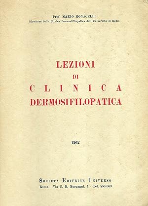 Lezioni di clinica dermosifilopatica