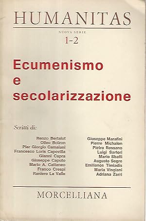 Humanitas. Anno XXVI, n.1-2, gennaio -febbraio 1971