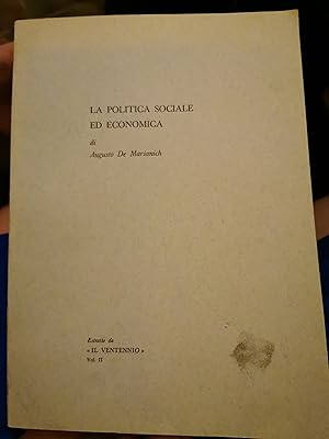 La Politica Sociale e Economica