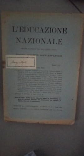 l educazione nazionale