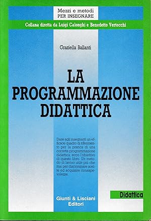 La programmazione didattica