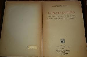 Il matrimonio nel diritto canonico e nel diritto concordatario italiano