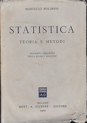 Statistica. Teoria e metodi