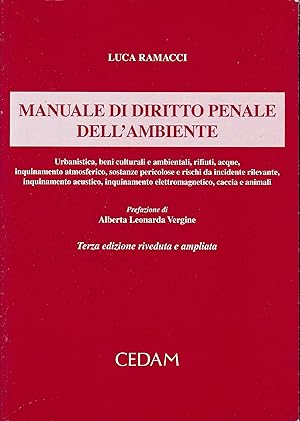 Manuale di diritto penale dell'ambiente