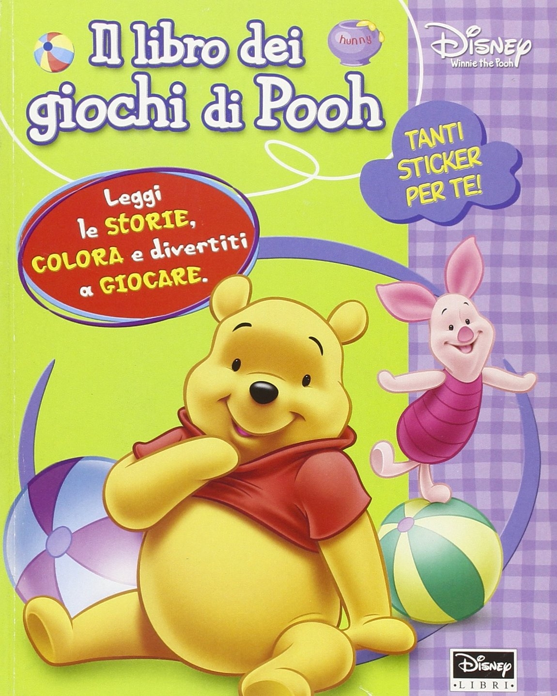 Il libro dei giochi di Pooh. Con adesivi.