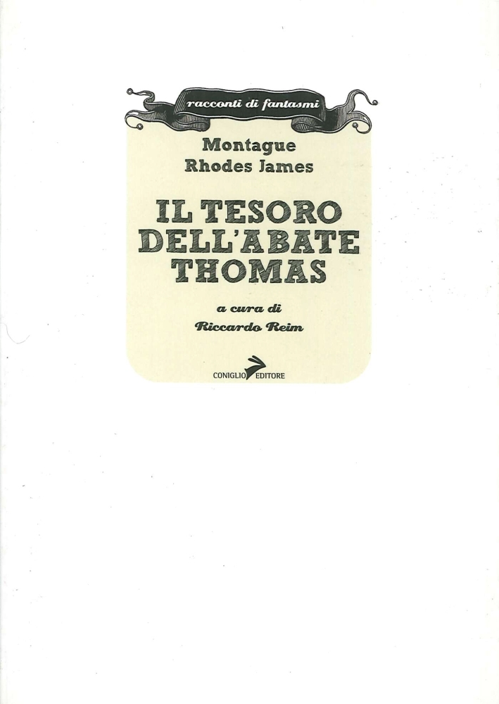 Il tesoro dell'abate Thomas - James, Montague R