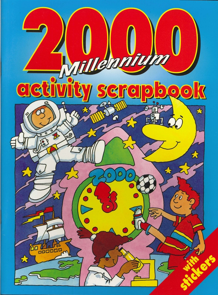 2000 Millennium Activity Scapbook With Stickers.