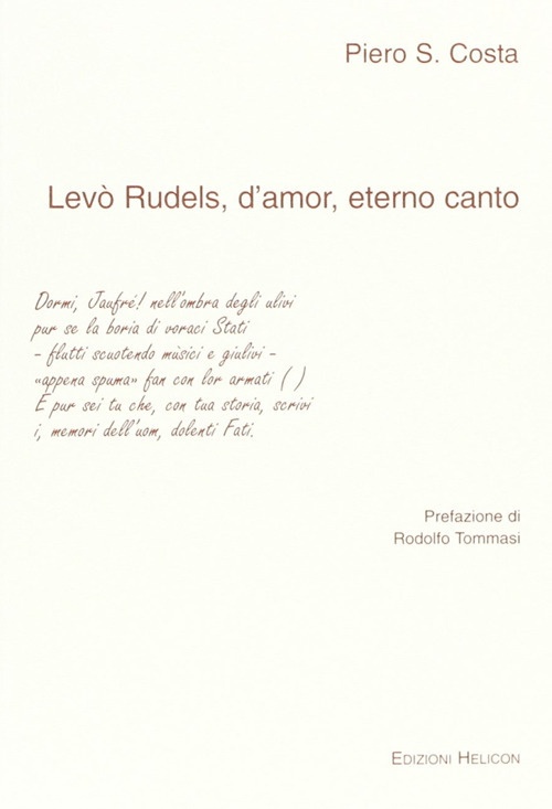 L'Evò Rudels, d'amor, eterno canto - Costa, Pietro