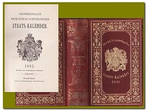 GROSSHERZOGLICH MECKLENBURG-SCHWERINSCHER STAATS-KALENDER. 1891 (116.Jahrgang)