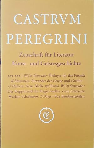 Castrum Peregrini Zeitschrift für Literatur kunst und Geistesgeschichte