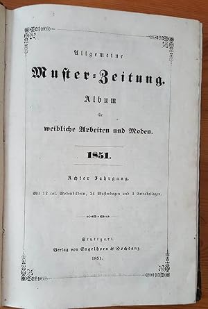 Allgemeine Muster-Zeitung Album für weibliche Arbeiten und Moden