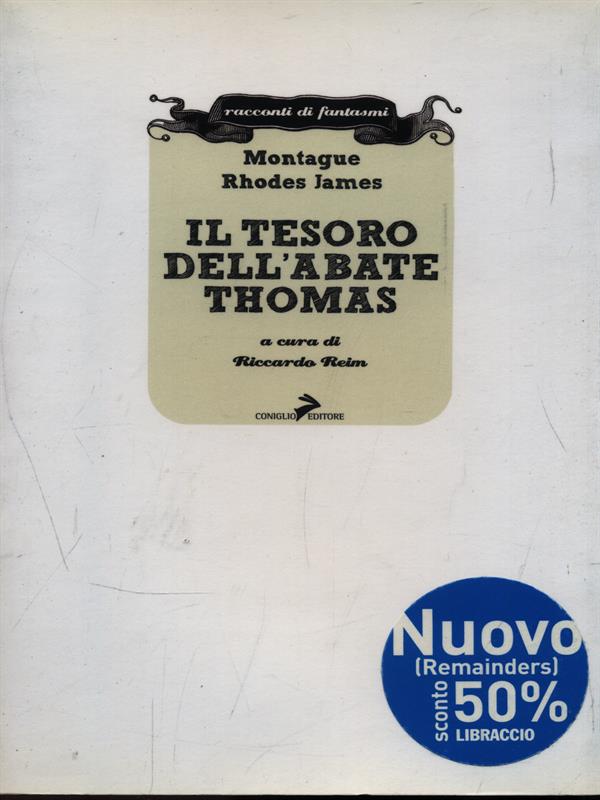 Il tesoro dell'Abate Thomas - Montague Rhodes James