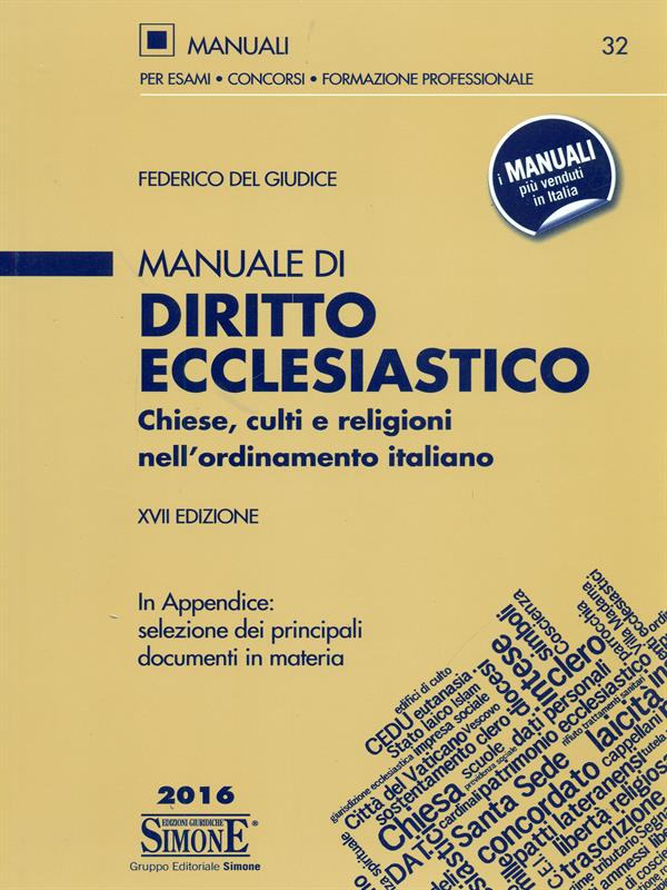 Manuale di diritto ecclesiastico - Del Giudice, Federico