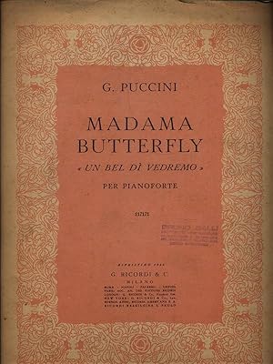 Madama Butterfly By Puccini G Abebooks