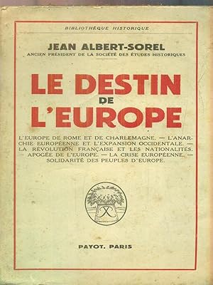 Le destin de l'Europe