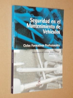 SEGURIDAD EN EL MANTENIMIENTO DE VEHÍCULOS - Mantenimiento de Vehículos Autopropulsados - Módulo ...