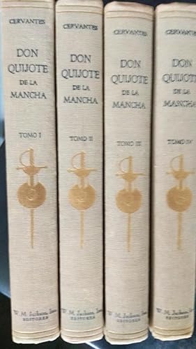 El ingenioso hidalgo Don Quijote de la Mancha. Completo Tomos I a IV