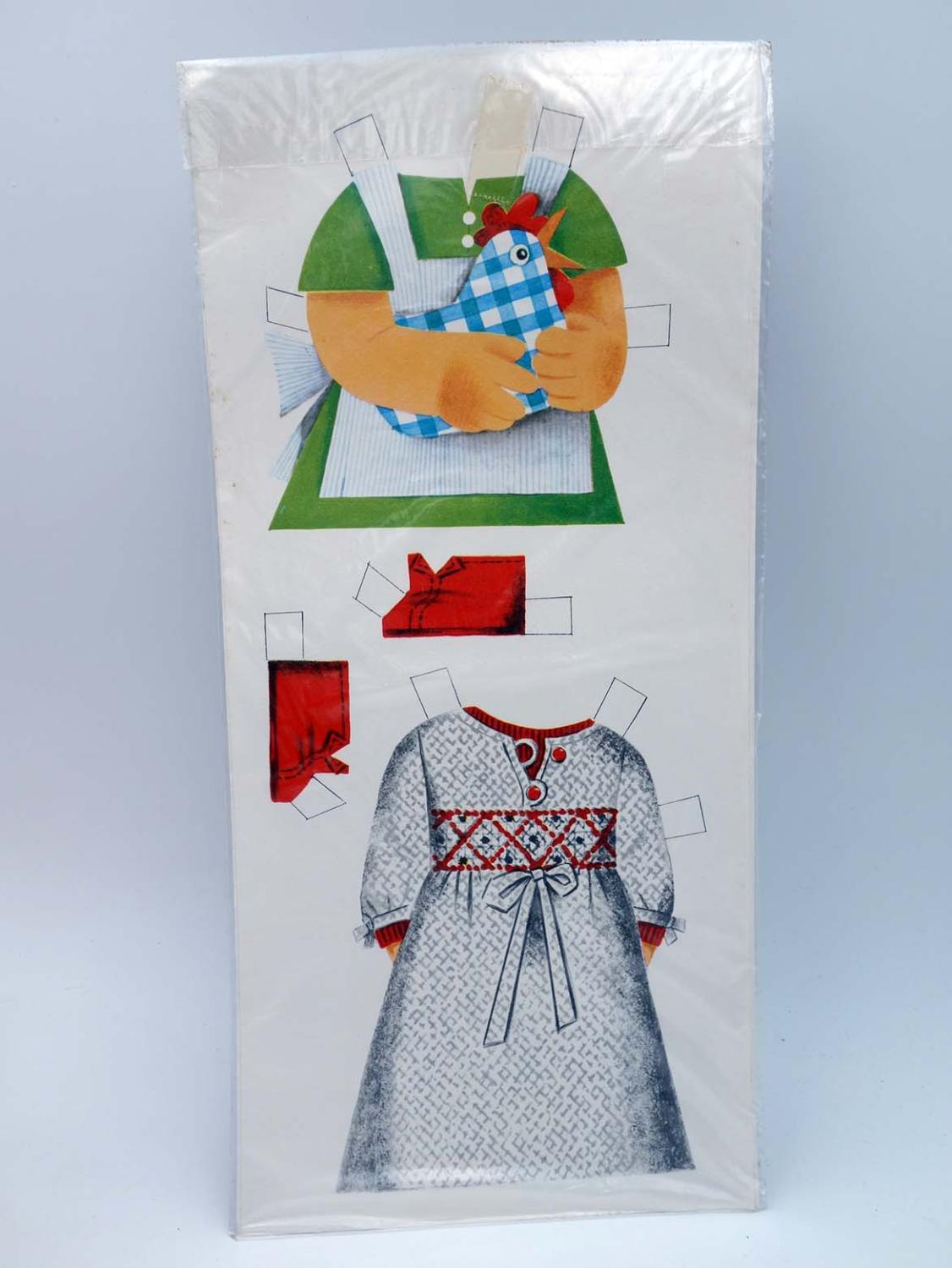 muñecas y vestidos recortables
