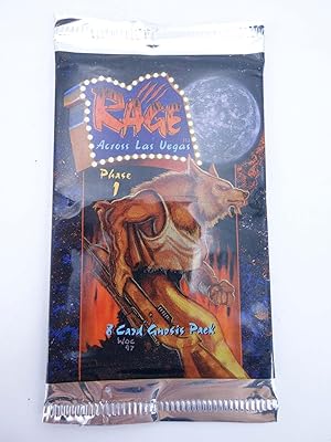 RAGE ACROSS LAS VEGAS PHASE 1 8 CARDS GNOSIS PACK White Wolf. OFRT